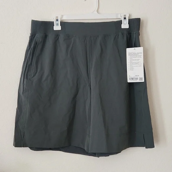 NWT Stretch Woven mid rise Bermuda Short 9" size xl - Picture 1 of 4